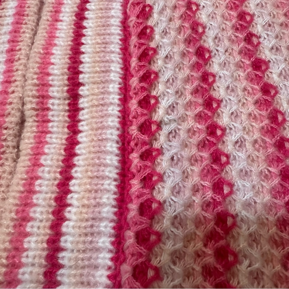 Grace + Karma Chic Pink Striped Women's Cardigan NWT - Picture 7 of 11